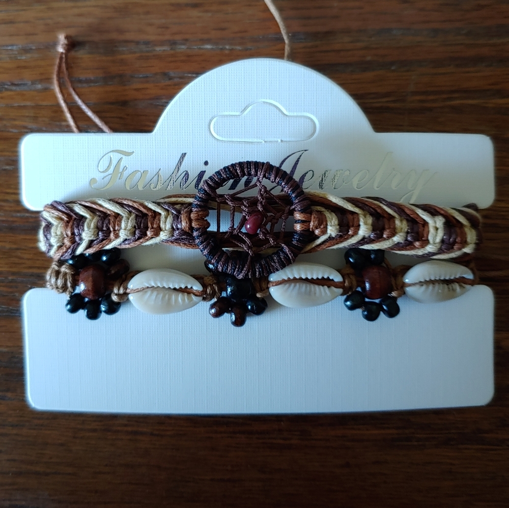 Handmade Dream Catcher & Shell Anklets - Picture 4 of 5